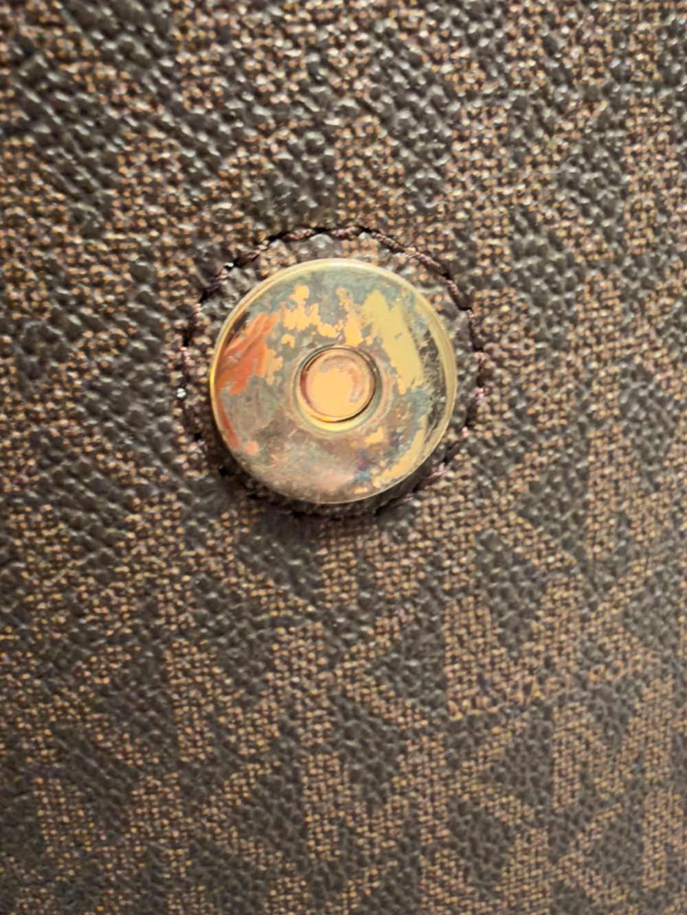 MICHAEL KORS Hayes Medium Brown Leather Backpack - Picture 14 of 16